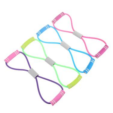 China Body Workout Figure 8 Resistance Band Resistance Bands For Women 8 Shaped Resistance Band For Arm Chest Expander for sale