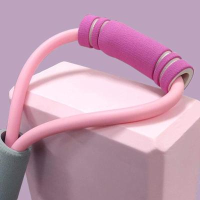 China Wholesale Custom Body Workout Band Figure 8 Resistance Band Resistance Bands For Women 8 Shaped Resistance Band for sale