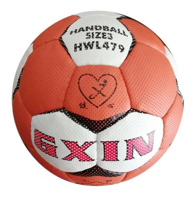 China Outdoor Activity Handball Size 1# 2# 3# PU Soft Hand Stitched Logo Training Match Custom Mini Handball for sale