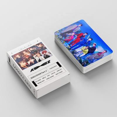 China Wholesale South Korean 55pcs/box 2021 Kpop Idol ZERO Group: FEVER Part.2 ATEEZ Photocard Photocard Lomo Card for sale