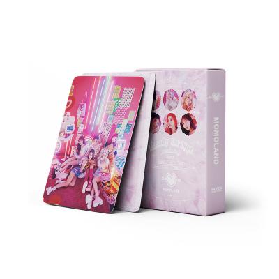 China Popular South Korean Wholesale Kpop Group 54pcs/box 2021 MOMOLAND Photo Card Lomo Card for sale