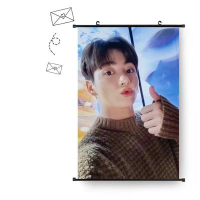 China Wholesale KPOP KPOP Idol Bangtan Boys 2021 Holiday Small Photo Hanging Picture Collection Wishes Tapestry Fabric Poster for sale