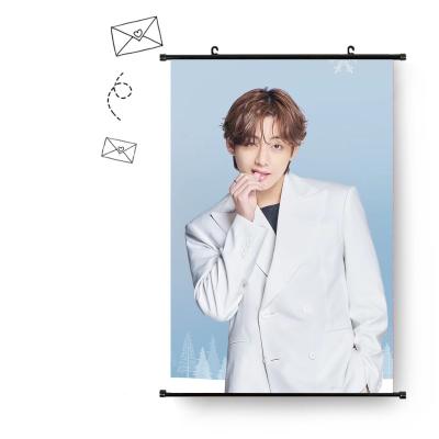 China KPOP Wholesale KPOP Star Bangtan Boys Meets LDF Winter Photo Tapestry Fabric Poster Hanging Picture for sale