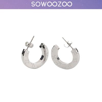 China Fashionable KPOP Idol Bangtan Boys SOWOOZOO Universe Jewelry Wholesale Metal Earring for sale