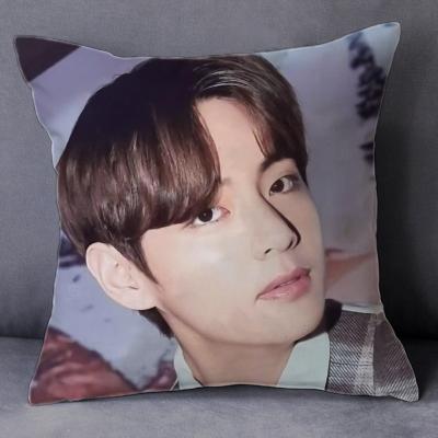 China Wholesale PORTABLE KPOP Idol Bangtan Boys 2021 Holiday Collection Wishes Pillow Case Cushion Cover Small for sale