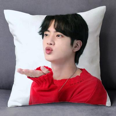 China PORTABLE Wholesale KPOP Idol Bangtan Boys Japan Fanclub Magazine Vol.9 Pillow Case Cushion Cover for sale