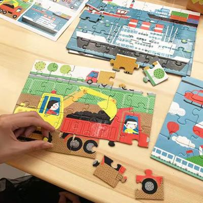 China Cartoon Toy Custom Wholesale 12 24 36 48 96 100 Pieces Personalized Children Paper Jigsaw Puzzles for sale