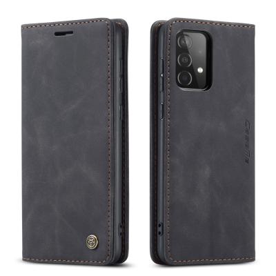 China Retro Arrivals Flip Leather Phone Case New Arrivals Flip Leather Phone Case Wallet Card Holder PU Cell Phone Cover Case For Samsung For Galaxy A52 4G 5G for sale