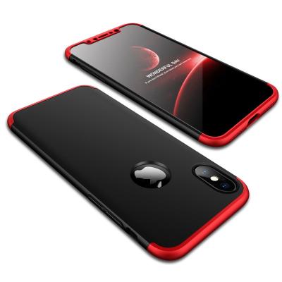 China 360 Degree 3 in 1 Case GKK 3 in 1 Full Body 360 Shockproof Hard Cell Phone Case for iPhone X for iPhoneX for iPhone 10 for iPhone10 with Tempered Glass for sale