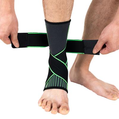 China Adult sports, basketball, football, running, heat, rehabilitation, joint bandage, sprain, pressure knitted ankle protection for sale