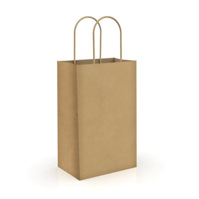 China Recyclable popular in food packaging paper bag prescription paper bag flat bottom paper bag for sale