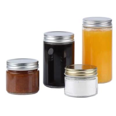 China Sealed Mouth 2OZ Glass Jar 4 Ounce Glass Mason Jars Glass Jars For With Metal Cap for sale