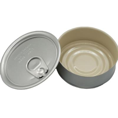 China Custom Vacuum Sealed Metal Tin Cans Empty Food Metal Round Tin Cans for sale