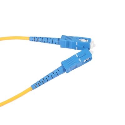 China FTTH Low Price Simplex Duplex Fiber Jumper SC/APC SM G652D Single Mode for sale