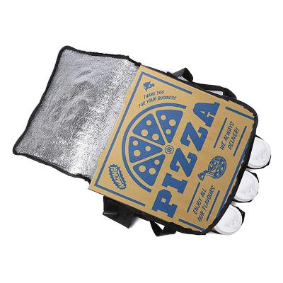 China Pizza Food Bags Hot Commercial Waterproof Delivery Waterproof Cooler Tote Pizza Delivery Bag 7-14