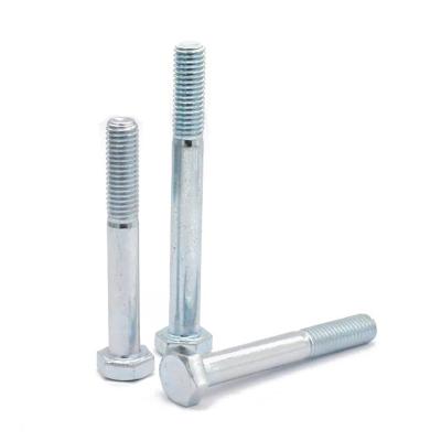 China ZINC Metric Bolt DIN 931/933 Hex Bolts High Strength Bolts And Nuts for sale