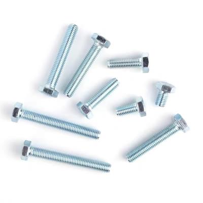 China Building Construction Manufacture Factory DIN933 DIN931steel Hex Bolt And Nut for sale