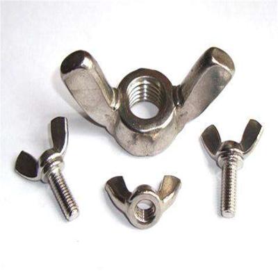 China DIN315 Heavy Industry Butterfly Wing Nuts /butterfly Bolt and Nut DIN Zinc Carbon Steel White/Yellow NC Zinc; HEB M6*1.0 M8*1.25 Free Ruiye for sale