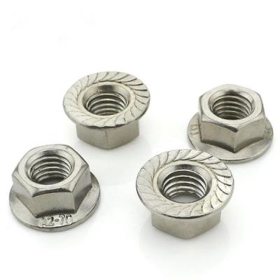 China Din6923 M2.5 M24 M30 Heavy Industry Hex Flange Nut for sale