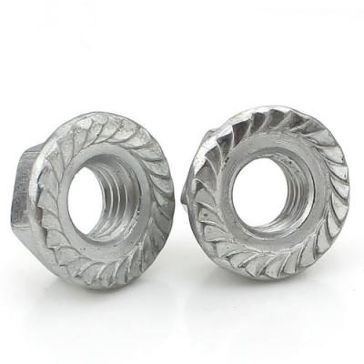 China Heavy Industry SS316 Or Steel Material Flange Nut M4 M5 M6 M8 M10 M12 M14 M16 M20 for sale