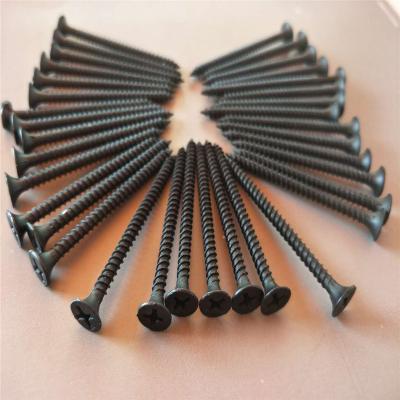 China Flat Gypsum Board Screws Black Drywall Screw for sale