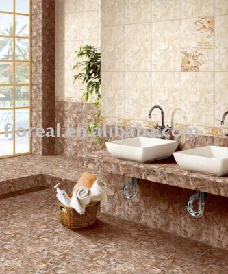 China Glazed Tiles 300x450mm Fujian 3D Metallic Inkjet Ceramic Wall Tile for sale