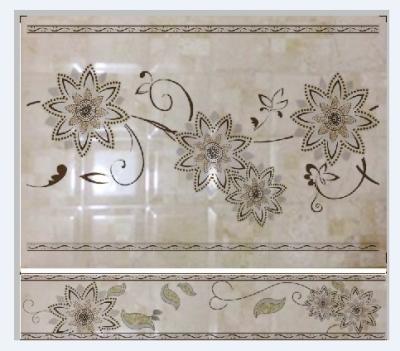 China High Quality Glazed Metallic Tiles 300x450mm Inkjet 3d Ceramic Decoration Tiles 300x600mm for sale