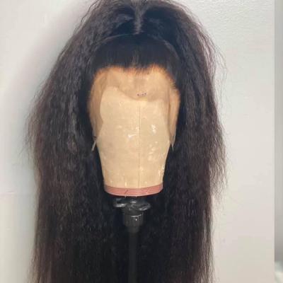 China Full Yaki Yaki Yeswigs Hd Full Lace Front Wig Raw Indian Virgin Hair Curly Straight Lace Front Wig Hair For Black Women for sale