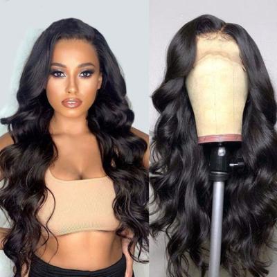 China Raw Virgin Brazilian Body Wave Cheap Body Wave Cuticle Aligned Human Hair Hd Full Lace Front Wig Transparent Lace Frontal Wig For Women for sale