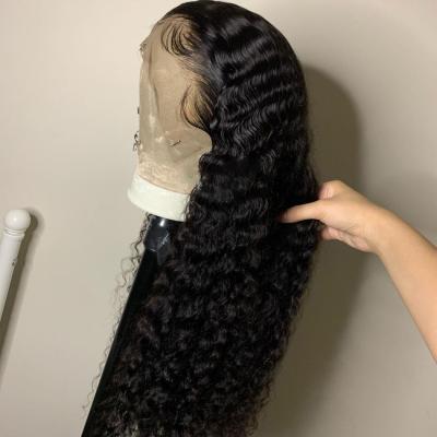 China Yeswigs Full Hd Curly Lace Front Wig Raw Indian Cuticle Afro Kinky Curly Straight Lined Virgin Hair Lace Frontal Wig Hair for sale