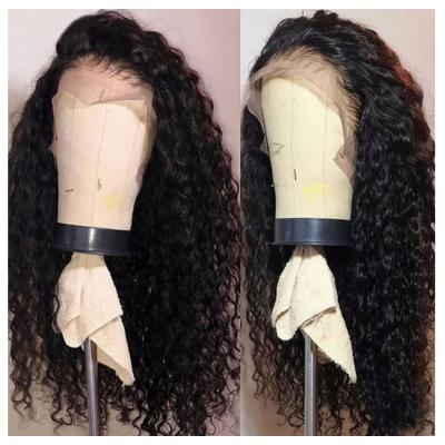 China Wholesale Hd Virgin Human Hair Raw Brazilian Curly Afro Curly Full Lace Headband Wig For Women Lace Front Human Hair Wig Vendor for sale