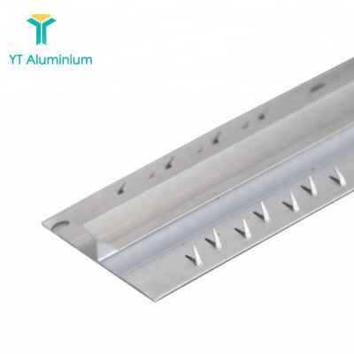 China Aluminum Silver Tile Protector Tile Protector Double Naplock Threshold Transition Floor Door Bar Mat Edge Trim for sale