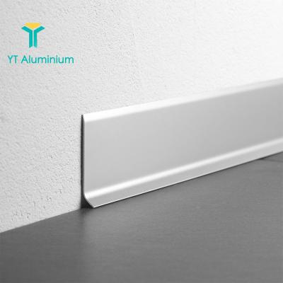 China Aluminum Skirting Skirting Board Cover Wall Tile Protection Tile Decoration Skirting Board 10cm Width for sale