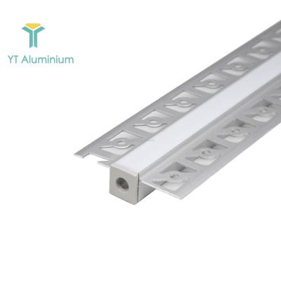 China Decorations LED Profile Gypsum Ceiling Internal Corner External Corner LED Strip Aluminum Profile for sale