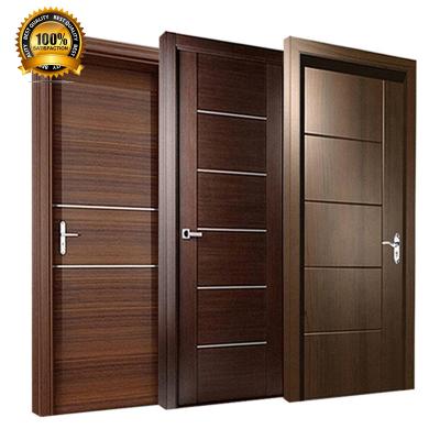 China High Quality Internal Manufacturer Rustic Flush Design Bedroom Wood Door Room Top Interior Wood Door China Modern Interior Wood Door for sale