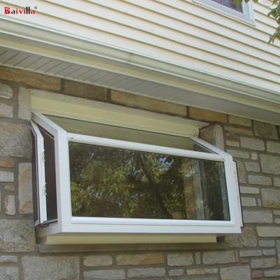 China Hot Selling Swing Frame Tempered Glass Window Heat Insulation Aluminum Garden Window for sale