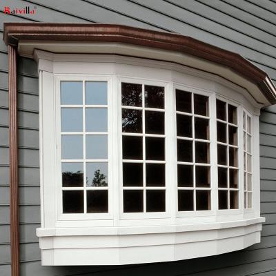 China High Quality Baivilla Aluminum Swing Bay Arc Window Made Of China Double Glass Integrated Argon for sale