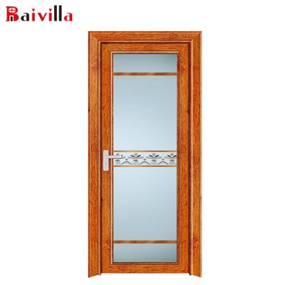 China Cheap Waterproof Tempered Glass Bathroom Entry Door Price for sale