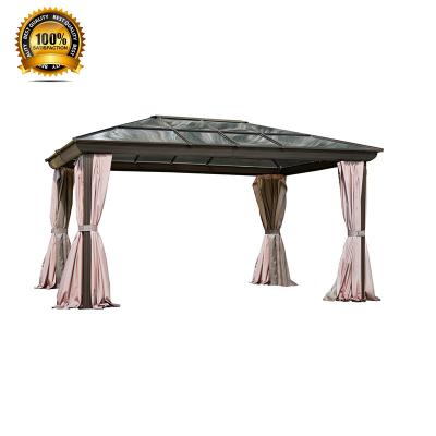 China Manufacturers UV Resident Cheap Aluminum Pergola Outdoor Patio Garden Tents Gazebo for sale