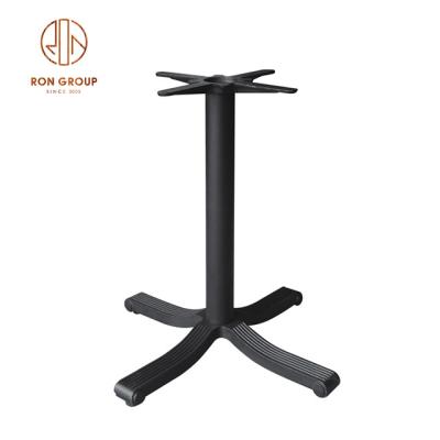 China Wholesale Modern Cast Iron Cross Bistro Cafe Dining Table Base for sale