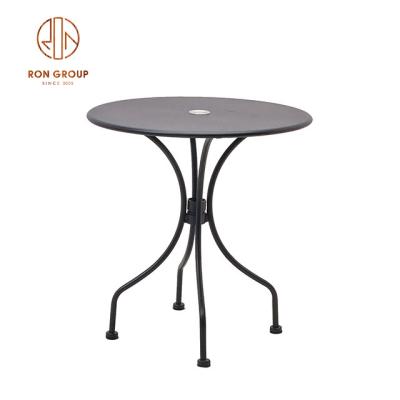 China Modern Modern Iron Coffee Table Round Metal Side Table for sale