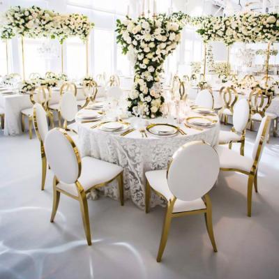 China Modern hot sale gold wedding chairs and table set wedding chairs and table set chiavari for wedding for sale