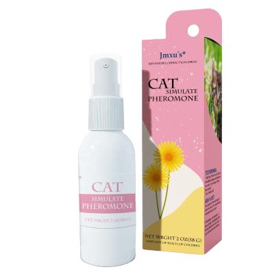 China Cat Calming Spray Stress Reducing Viable With Pheromone Natural Feline Anxiety Relieve Spray Correct Behavior Soothing Spray for sale