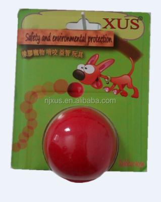 China Sustainable Rubber Dog Pet Toys Ball Toy For Small Animals for sale