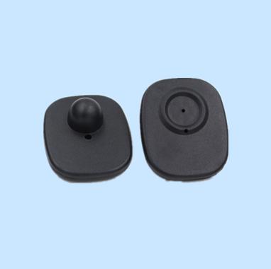 China High Quality Clothing Store RF Security System Anti Theft Eas Tag Mini Square Tag For Clothing Store for sale