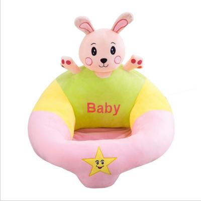 China Dropshipping Anti-drop Plush Baby Learning Chair Seat Cartoon Portable Infant Children Sofa for sale