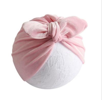 China Plush Baby Accessories for Newborn Cotton Beanie Hat Winter Cap Toddler Hat Kids Baby Boy Turban for sale