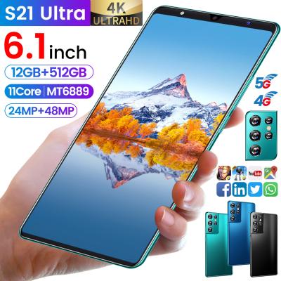 China Dual SIM Card Face ID Global Version S21 U+ Newer Slim Dual SIM Card Face ID OEM Android 11 Touch Screen 128GB Large for sale