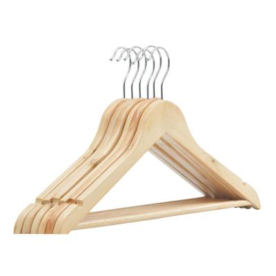 China Behind Doors/On Walls Wholesale Cheap High Quality Grade B Wooden Hanger Wooden Hangers for sale