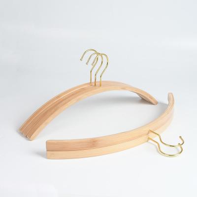 China Behind Doors/On The Walls Wholesale Eco-Friendly Circular Bamboo Coat Hangers Bamboo Coat Hanger for sale